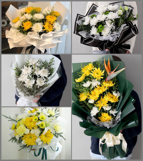 广东清远市清城区东城街道莲塘村白事花束代送